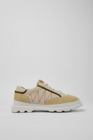 Beige Men's Camper Brutus Sneakers | 8076143-DM