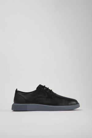 Black Men's Camper Bill With Laces Slip On | 7125693-OP