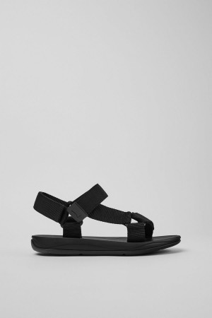 Black Men's Camper Match Sandals | 1703852-WH