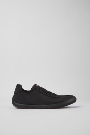 Black Men's Camper Path Textile Sneakers | 0268591-SG