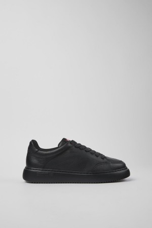 Black Women's Camper Runner K21 Leather Sneakers | 8675904-DS