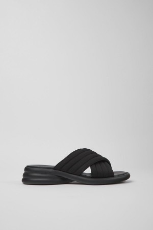 Black Women's Camper Spiro Textile Sandals | 3967210-GP