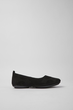 Black Women's Camper Twins Nubuck Ballerina | 2497186-XZ