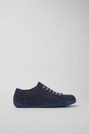 Blue Men's Camper Peu Nubuck Sneakers | 7932045-SZ