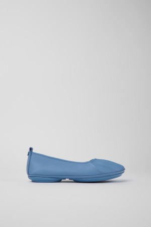 Blue Women's Camper Right Leather Ballerina | 3084752-SY