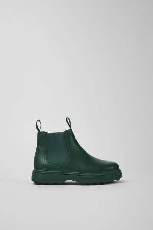 Green Boys' Camper Norte Leather Chelsea Boots | 1860725-MR