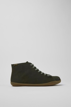 Green Men's Camper Peu Nubuck Ankle Boots | 5389401-EK