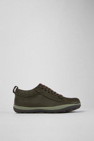 Green Men's Camper Peu Pista Gore-tex Gore-tex Leather Sneakers | 9210387-XZ