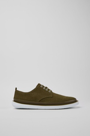 Green Men's Camper Wagon Sneakers | 7341298-SJ