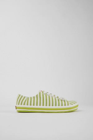 Green Women's Camper Peu Rambla Textile Sneakers | 5680714-ZO