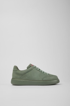 Green Women's Camper Runner K21 Nubuck Sneakers | 3196507-UQ