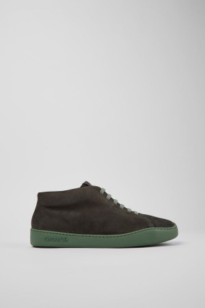 Grey Men's Camper Peu Touring Nubuck Sneakers | 9587426-KF