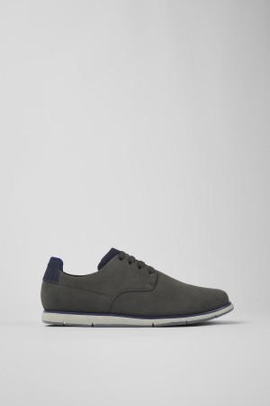 Grey Men's Camper Smith Sneakers | 0143982-BV