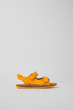 Orange Boys' Camper Bicho Leather Sandals | 8279163-MF