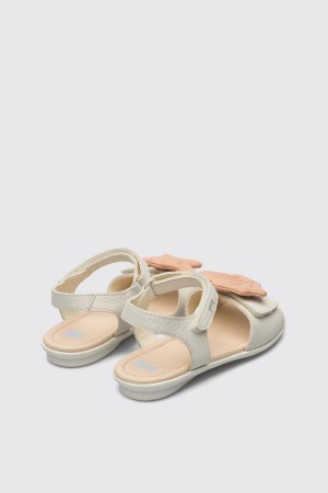 White Girls' Camper Twins Sandals | 0824719-RY