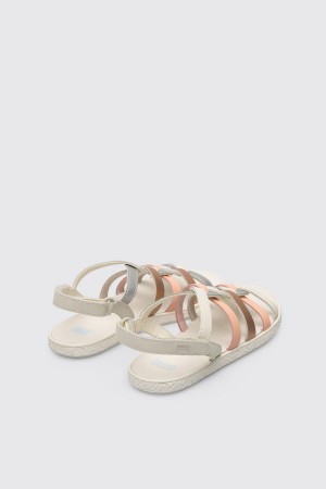 White Girls' Camper Twins Sandals | 8524390-GW