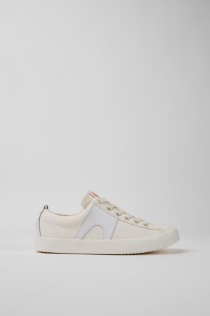 White Women's Camper Imar Leather Sneakers | 8153640-PX