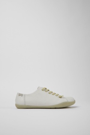 White Women's Camper Peu Leather Sneakers | 1345692-CJ