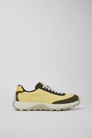 Yellow Men's Camper Drift Trail Textile Nubuck Sneakers | 1489302-KM