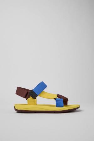 Yellow Men's Camper Match Sandals | 9620354-ET