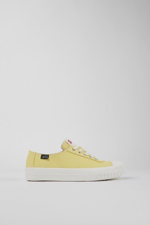 Yellow Women's Camper Camaleon Recycled Cotton Sneakers | 8164592-PU