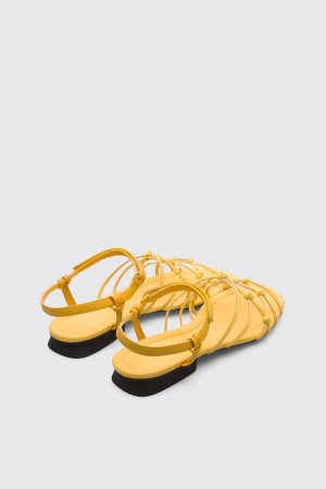 Yellow Women's Camper Casi Myra Sandals | 4287619-LA