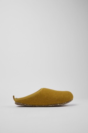 Yellow Women's Camper Wabi Wool Slippers | 6153478-CQ