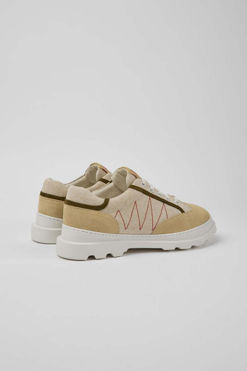 Beige Men's Camper Brutus Sneakers | 8076143-DM