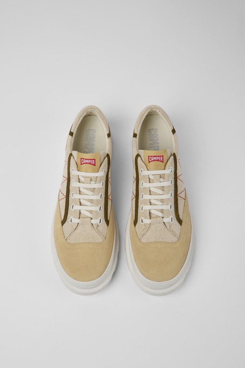 Beige Men's Camper Brutus Sneakers | 8076143-DM