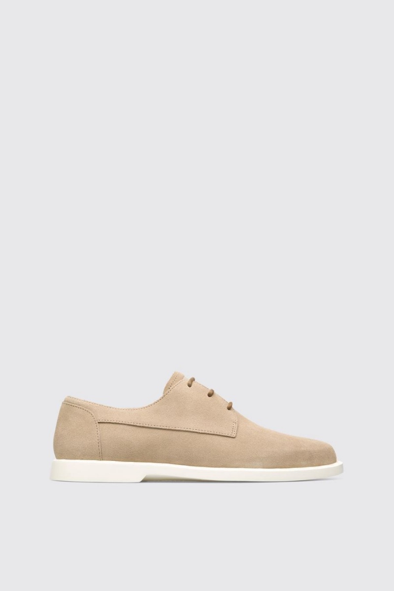 Beige Men's Camper Judd Lace-up Sneakers | 3921408-RH