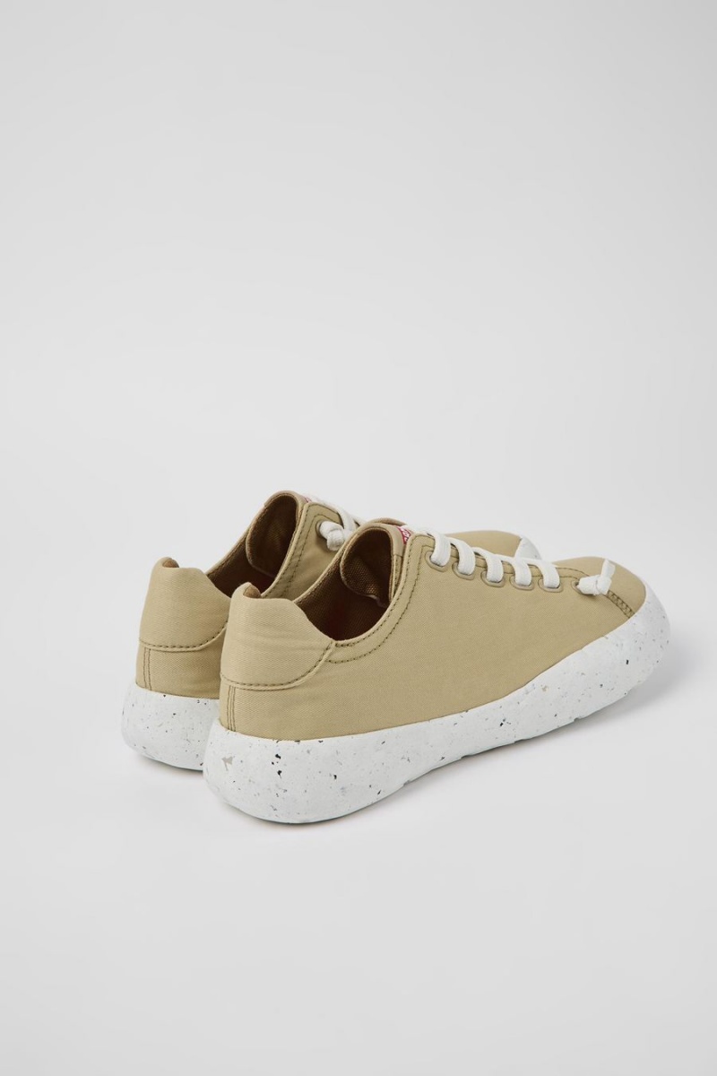 Beige Men's Camper Peu Stadium Textile Sneakers | 7021684-LR