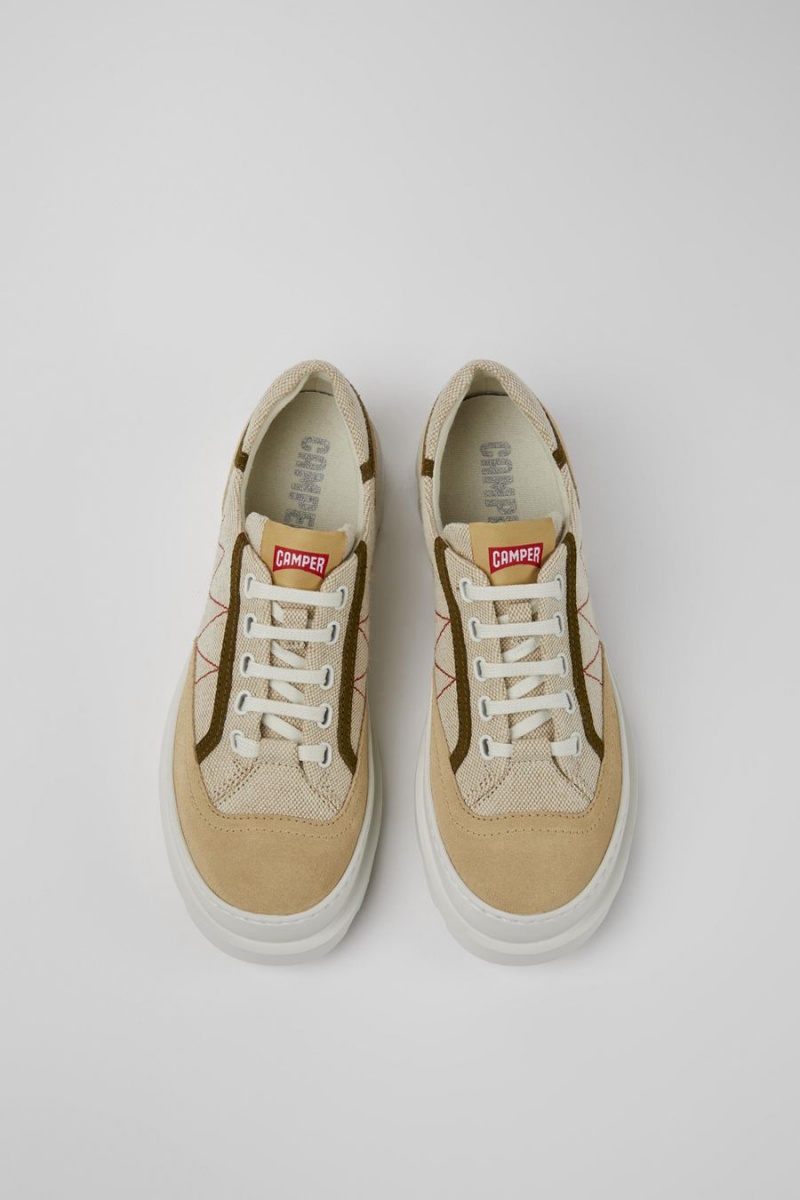 Beige Women's Camper Brutus Sneakers | 9056483-IT