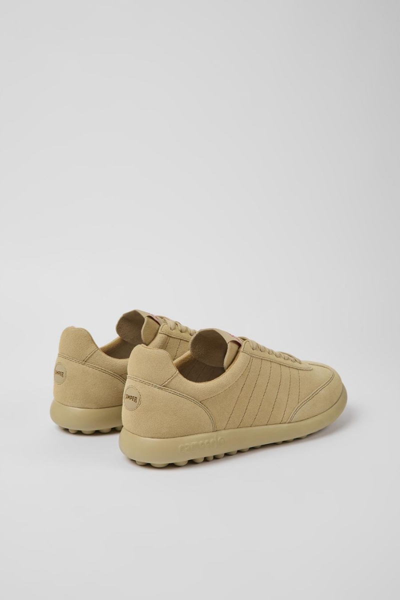 Beige Women's Camper Pelotas Xlite Nubuck Sneakers | 8145697-VO