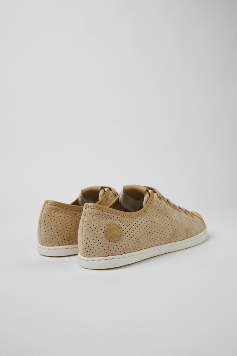 Beige Women's Camper Uno Sneakers | 1602475-FK