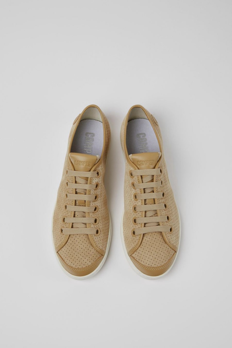 Beige Women's Camper Uno Sneakers | 1602475-FK