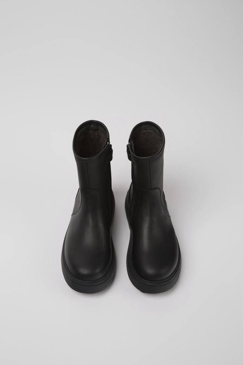 Black Boys' Camper Norte Leather Boots | 3189270-YO