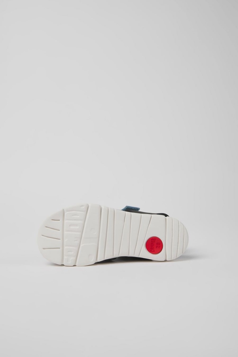 Black Boys' Camper Oruga Leather Sandals | 8374526-EB