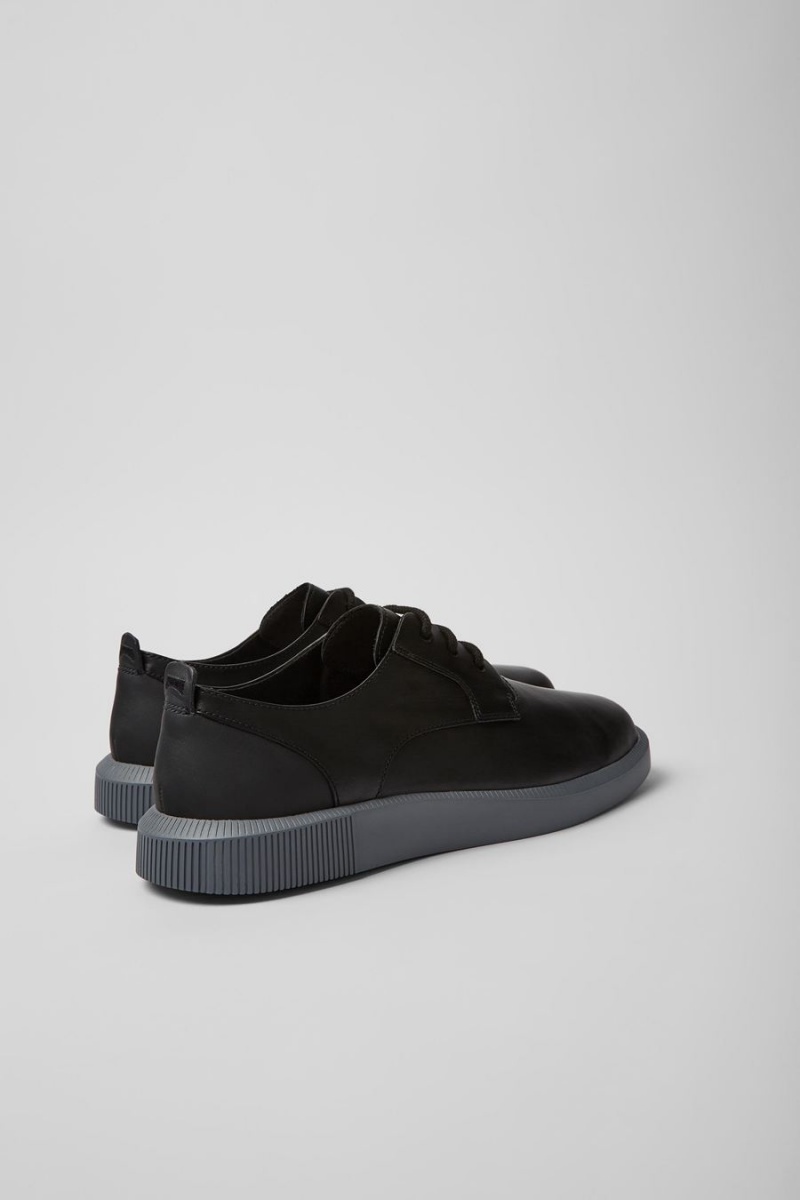 Black Men's Camper Bill With Laces Slip On | 7125693-OP