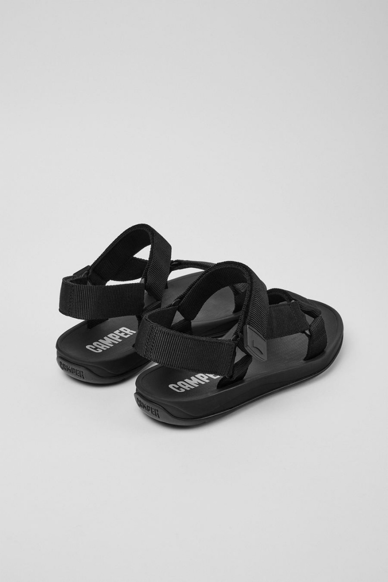 Black Men's Camper Match Sandals | 1703852-WH