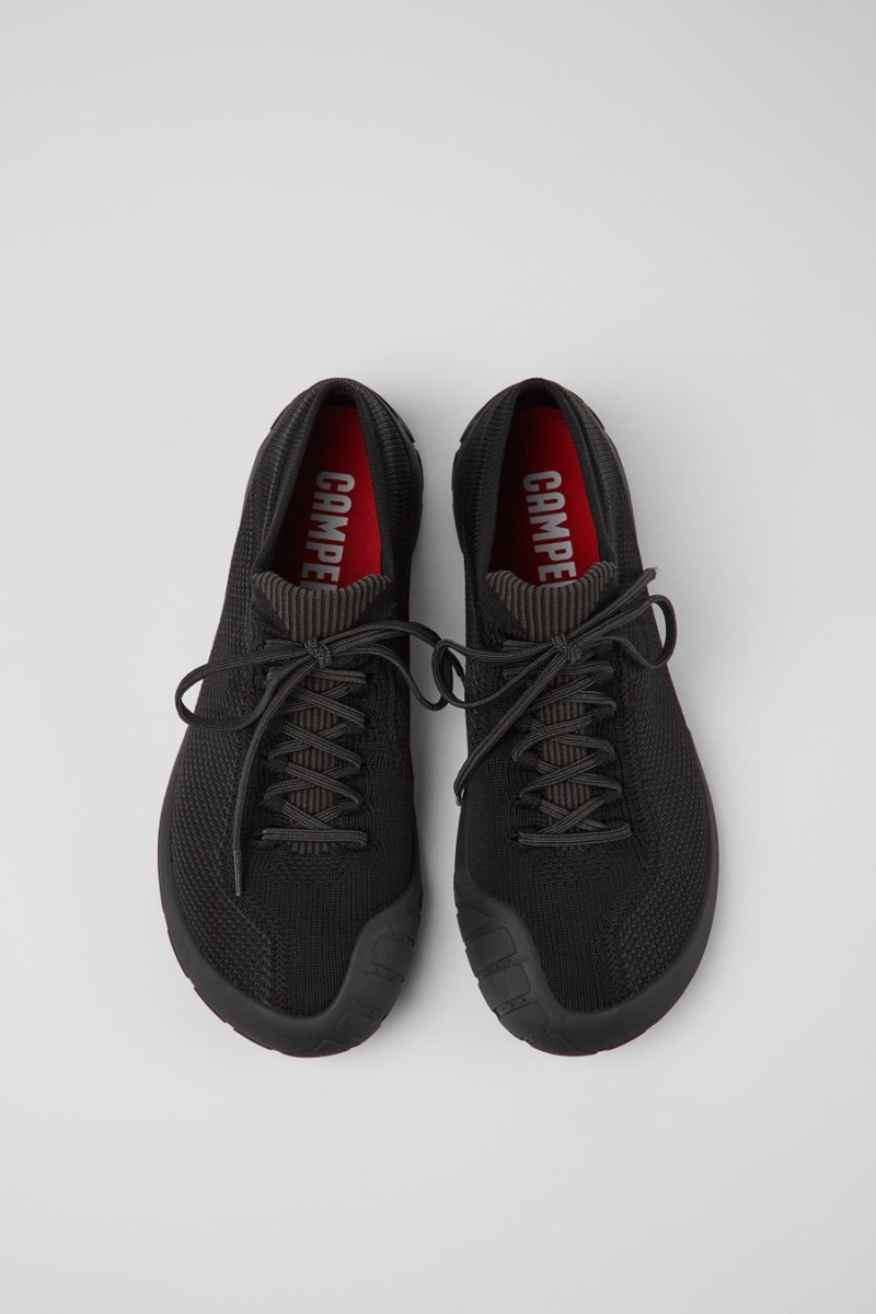 Black Men's Camper Path Textile Sneakers | 2013678-LM