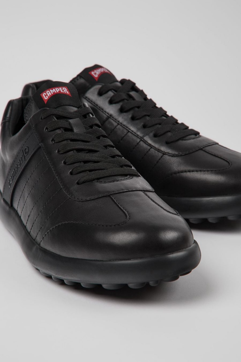 Black Men's Camper Pelotas Xlite Leather Sneakers | 1890642-RY