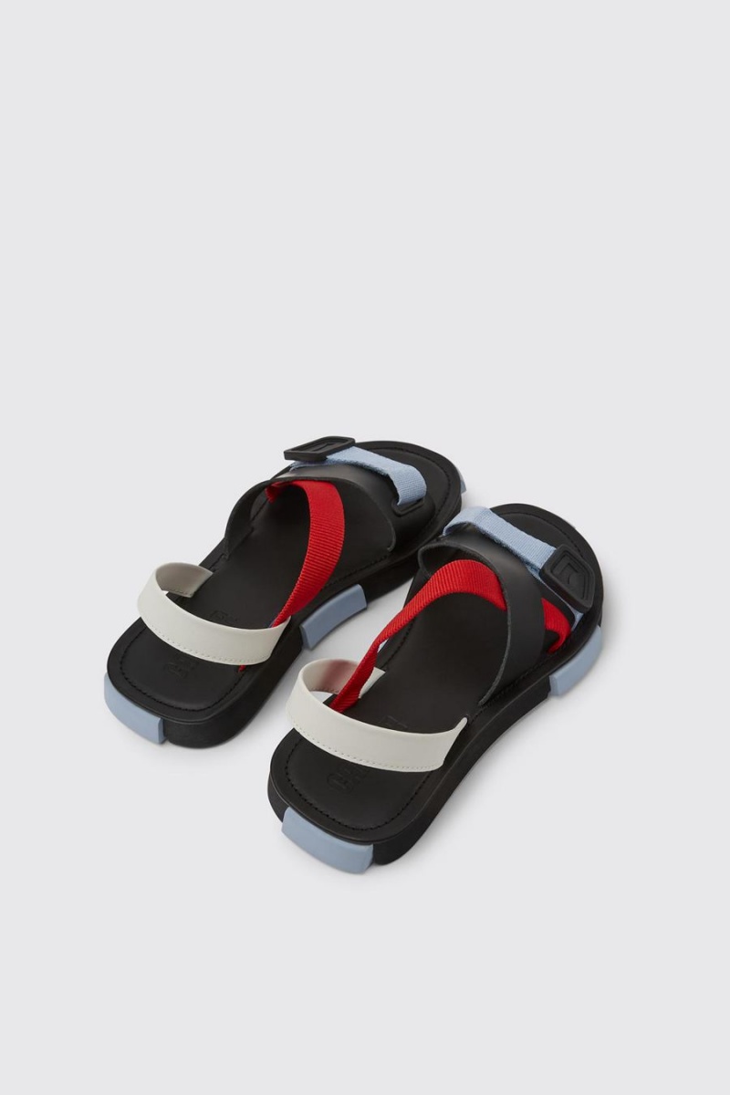 Black Men's Camper Set Sandals | 8650713-PX