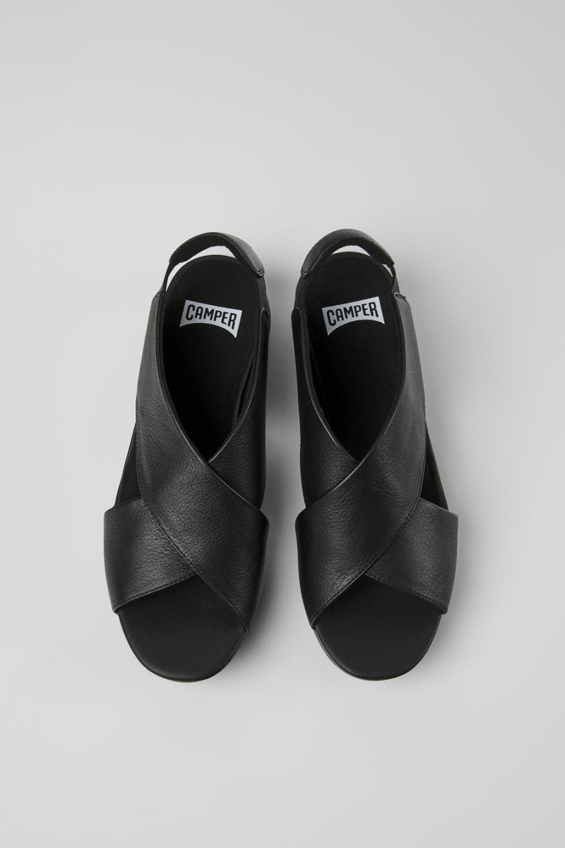 Black Women's Camper Balloon Sandals | 0157486-XM