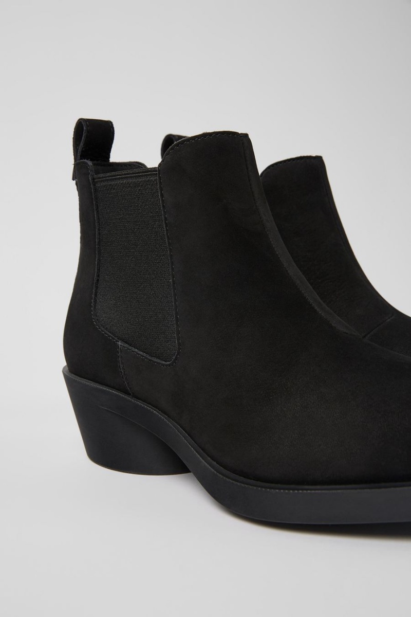 Black Women's Camper Bonnie Nubuck Ankle Boots | 3256479-BV