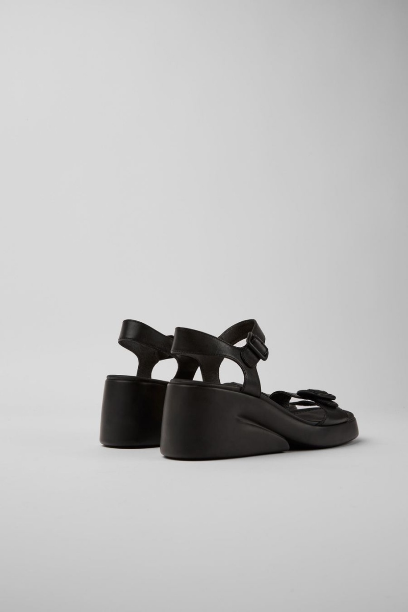 Black Women's Camper Kaah Sandals | 8537124-QH