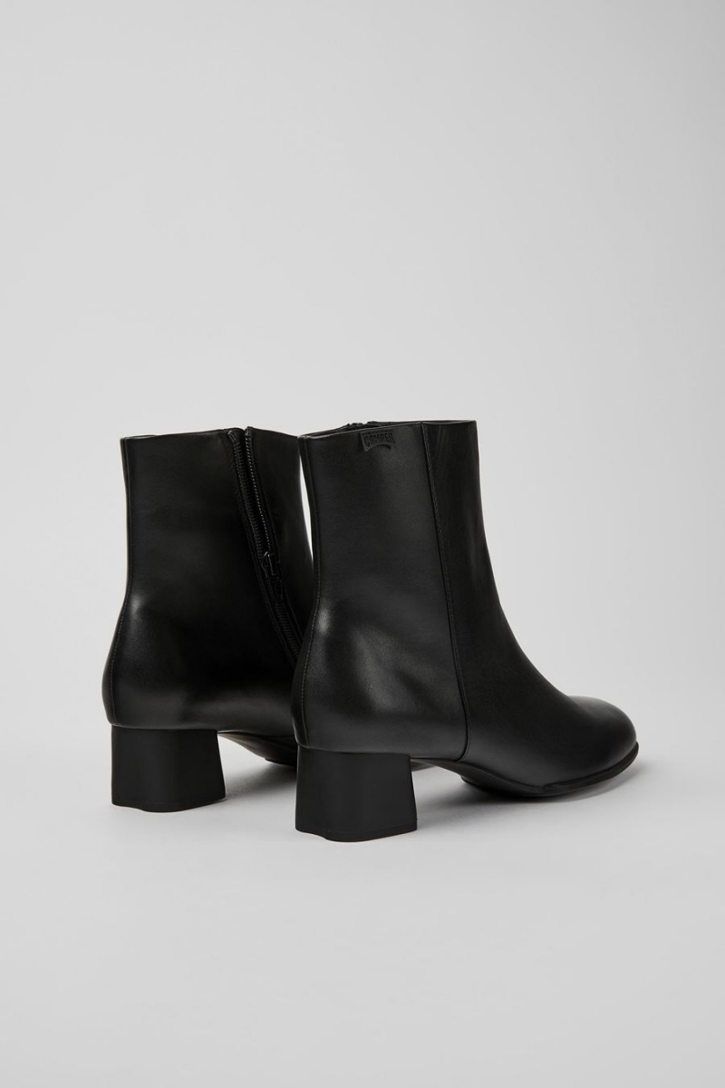 Black Women's Camper Katie Leather Ankle Boots | 5601923-EX