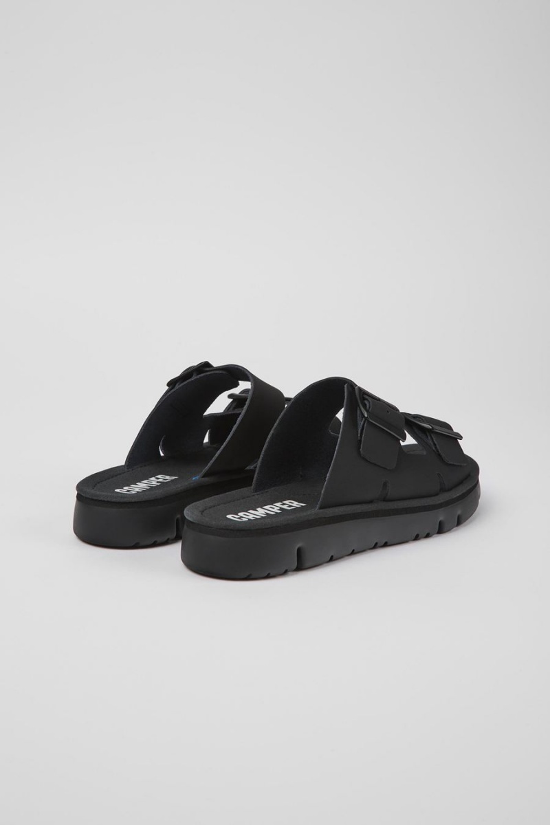 Black Women's Camper Oruga Sandals | 5731946-EJ