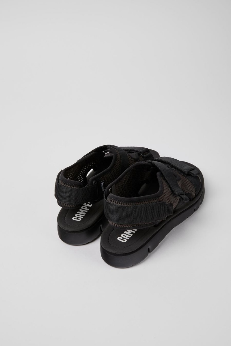 Black Women's Camper Oruga Sandals | 9268734-GY