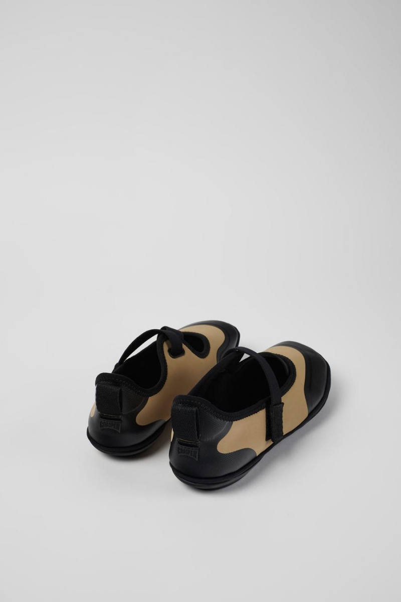 Black Women's Camper Right Textile Ballerina | 7245310-RM