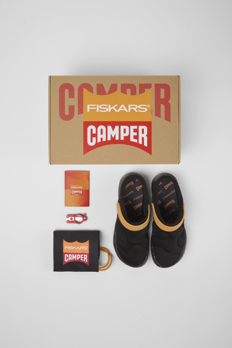 Black Women's Camper X Fiskars Pack Slippers | 0813546-BH